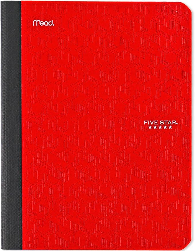 Five Star Composition Book + Study App, 4 Pack, Wide Ruled Paper, 7-1/2" x - Image 10
