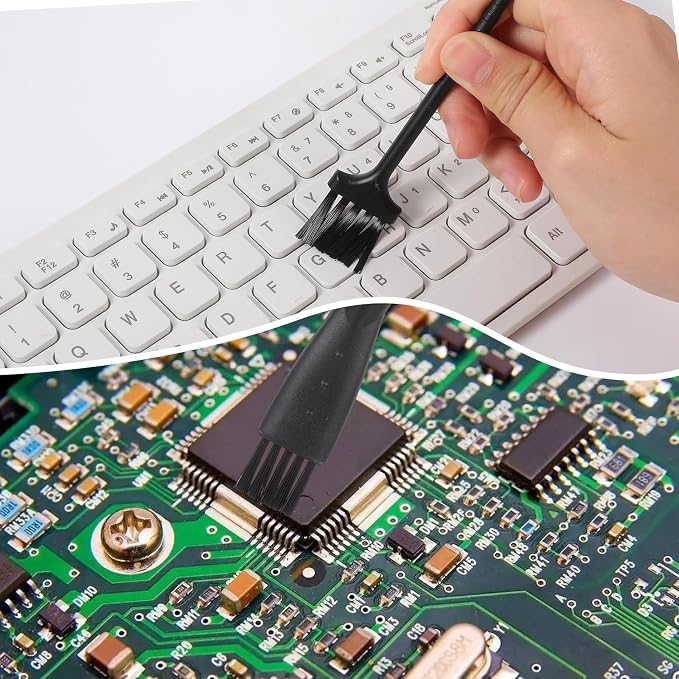 Tyqour 10 PCS Keyboard Brush Keyboard Cleaning Brushes Kit Mini Anti Static - Image 5