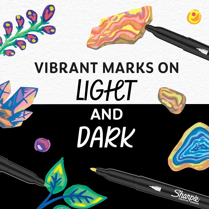 Sharpie Creative Markers Variety Pack, Water-Based Acrylic Paint Markers - Image 5