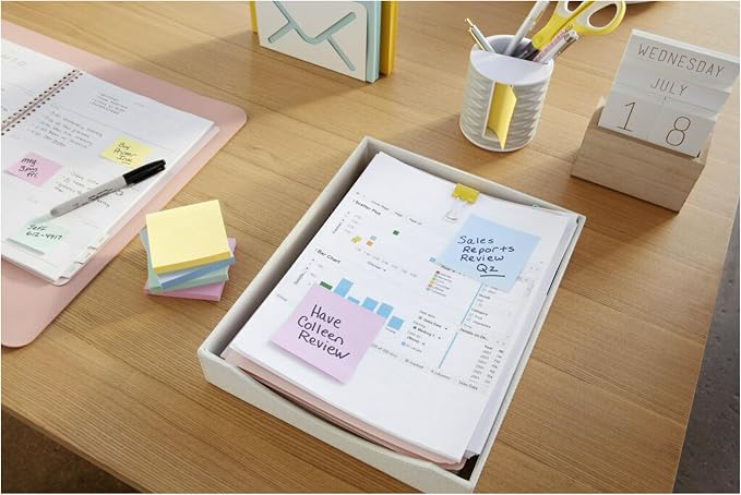 Post-it 100% Recycled Super Sticky Notes, 4 x 6 in, 4 Pads | School Supplies - Image 17
