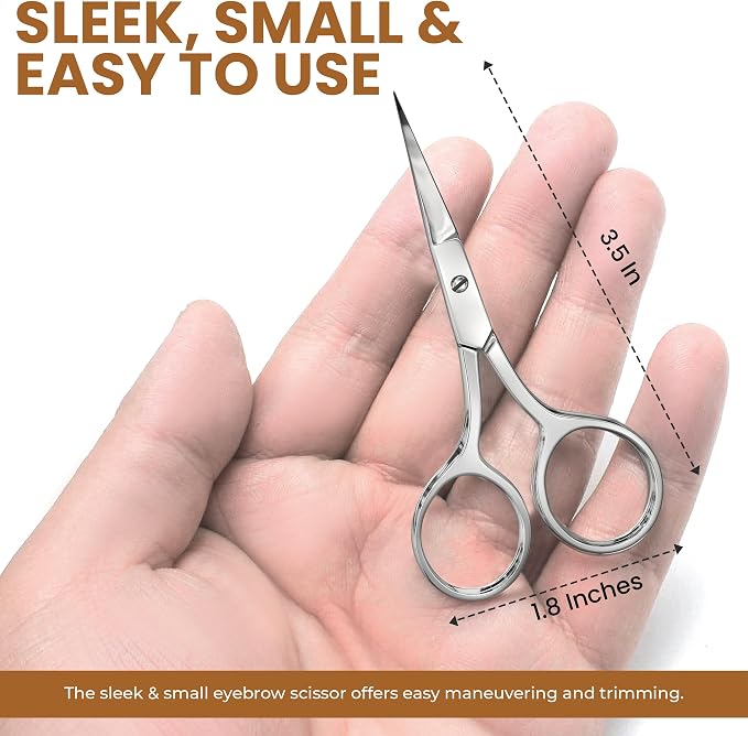 Utopia Care Eyebrow Scissors, Professional Stainless Steel Small Shears - Image 2