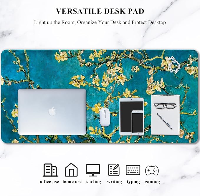 Auhoahsil Desk Pad, XXL Large Mouse Pad, Extended Gaming Mousepad, Cute Desk Mat - Image 7