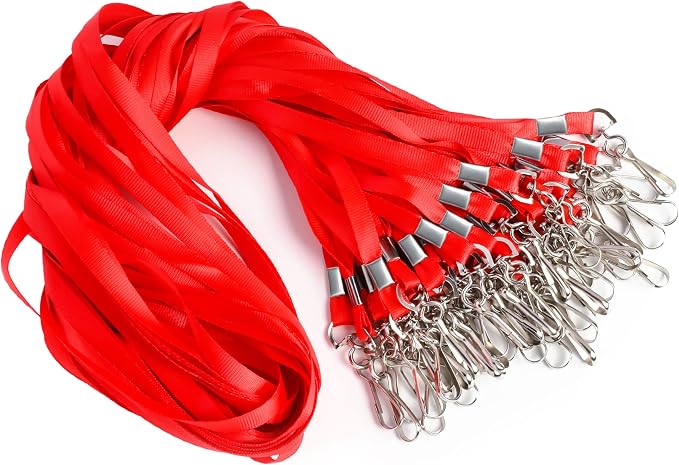 LOCONHA 50 Pack Red lanyards Lanyards by LOCONHA