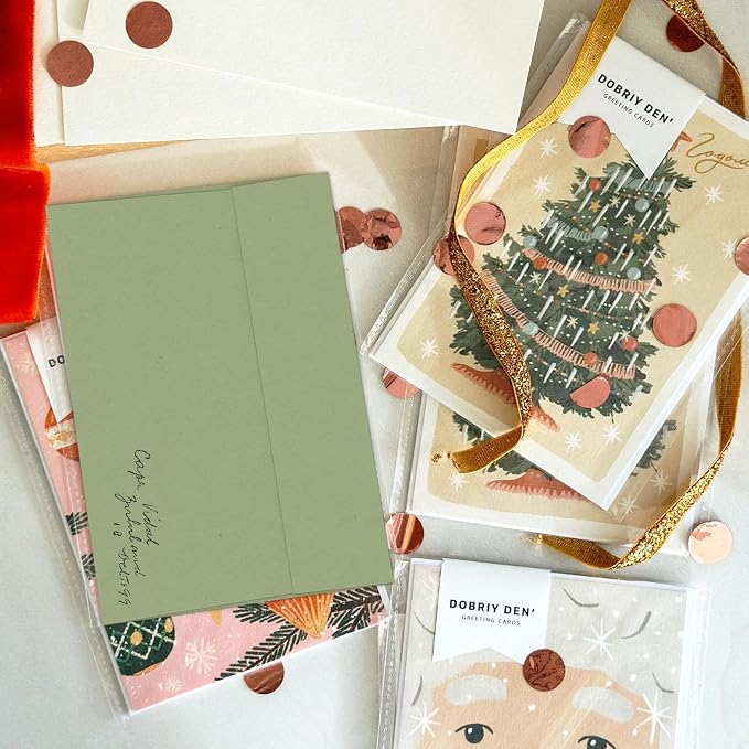 100 Pack A2 Sage Green Envelopes, Goefun 4.375 x 5.75 Greeting Card Envelopes - Image 7
