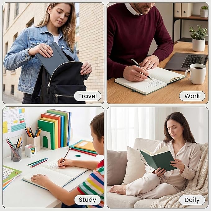 &And Per Se Lined Notebooks 3-Pack Gift Set, A5 Hardcover Journals, 160 Pages - Image 6