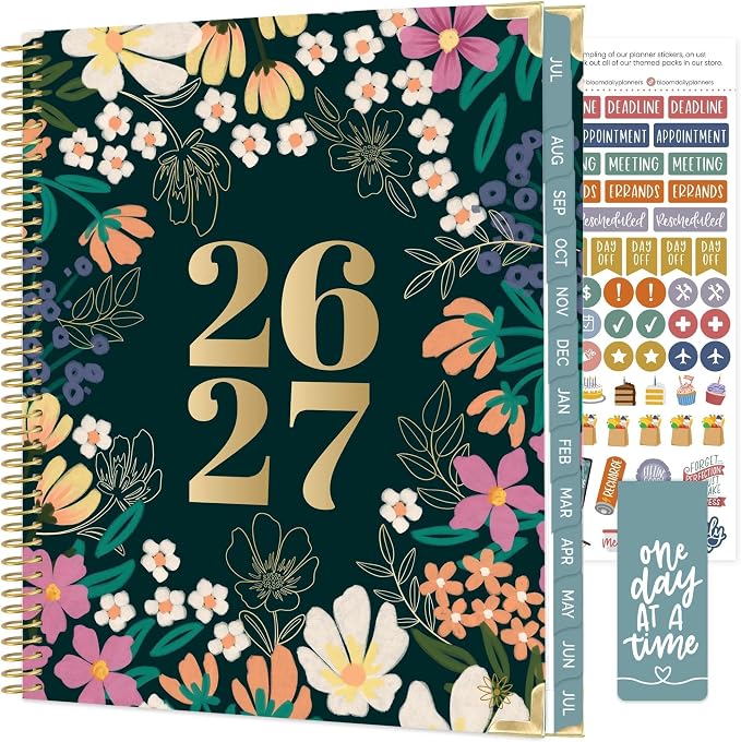 bloom daily planners HARDCOVER Planner 2026-2027 Academic Year by bloomdailyplanners