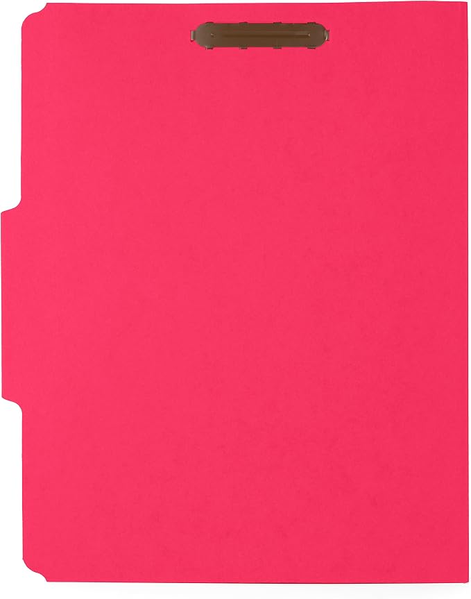 50 Red Fastener File Folders - Image 3