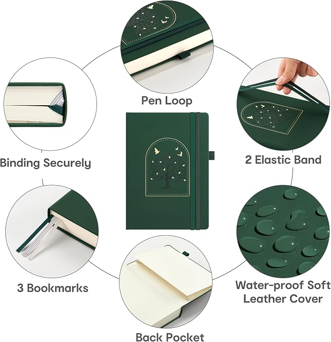 &And Per Se 365 Page Journal – A5 Hardcover Lined Notebook, One Book - Image 3