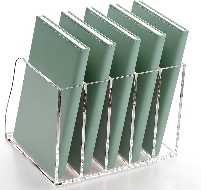 YUXUN Clear Acrylic File Folder Holder - Image 5