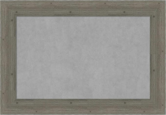 Amanti Art Grey Framed Magnetic Board 27x39 Large Vision Board by AmantiArt