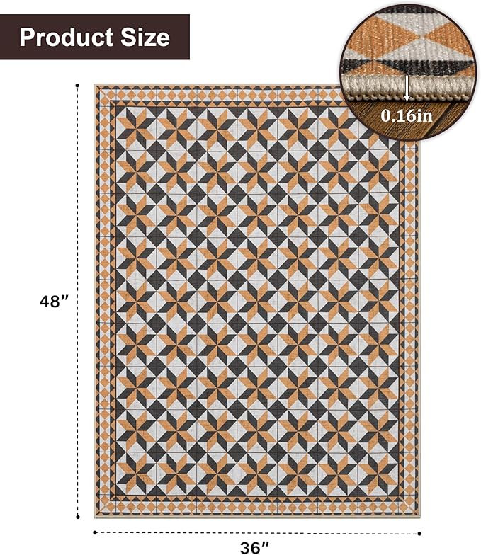 chakme Office Chair Mat for Hardwood Floor, Machine Wash - Image 2
