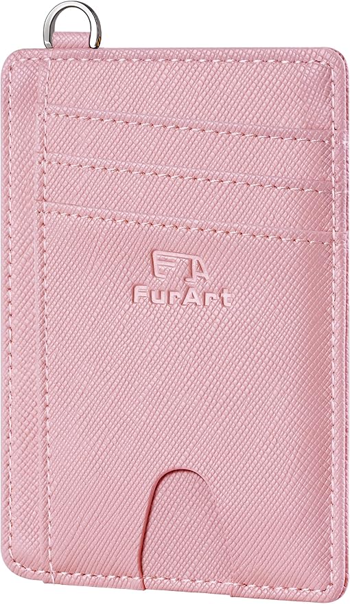 FurArt Slim Minimalist Wallet RFID Credit Card Holder by FurArt