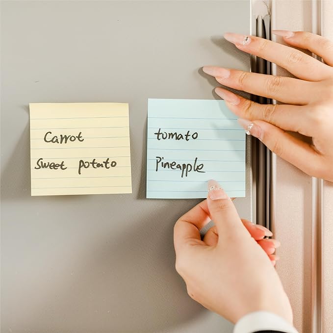 Mr. Pen- Lined Sticky Notes, 6 Pads, 45 Sheets/Pad, Pastel Color | Sticky Notes - Image 7