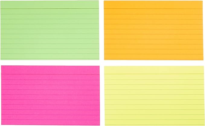 Amazon Basics Ruled Index Flash Cards - Image 3