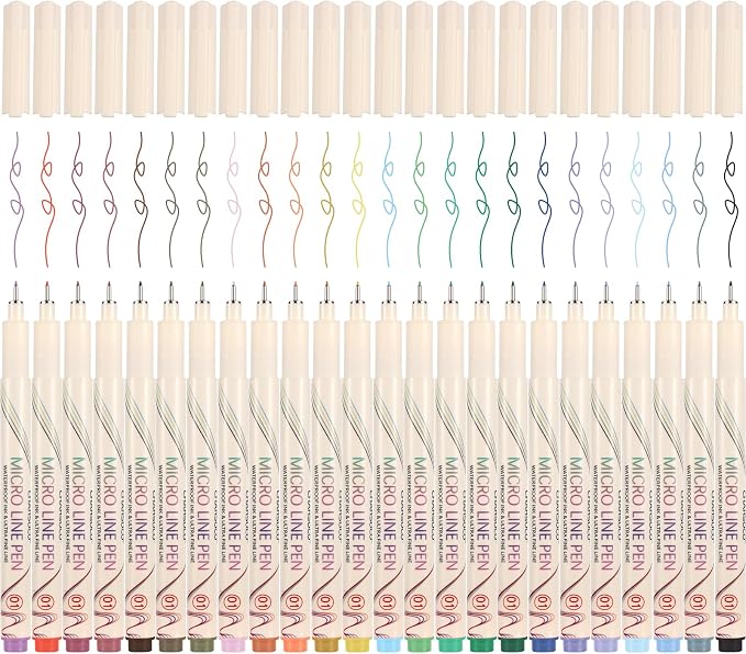 CHARSOCO 01 Micro Fine Point Pen Set by CHARSOCO