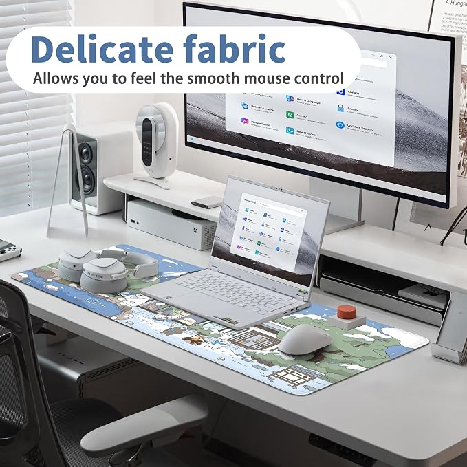 Kawaii Mouse Pad Large Desk Mat Extended Keyboard Mouse Pad Cute Mousepad - Image 5