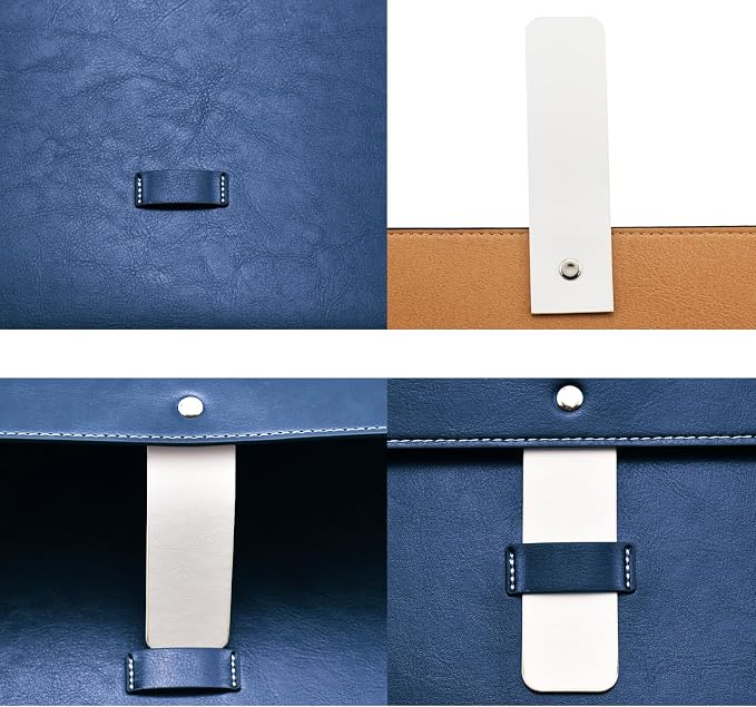PU Leather A4 File Folder Large Document Holder Waterproof Envelope Folder Case - Image 3