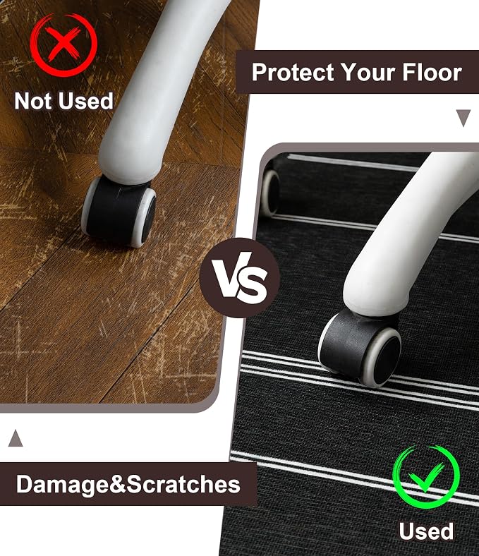 chakme Office Chair Mat for Hardwood Floor, Machine Wash - Image 4