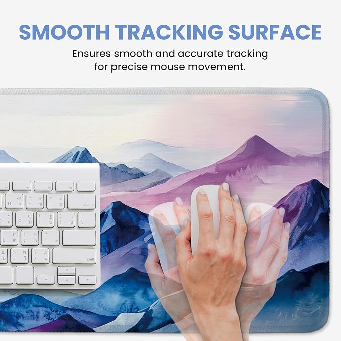 Large Mouse Pad for Desktop, Cute Desk Mat Pad Protector for Work & Gaming - Image 4