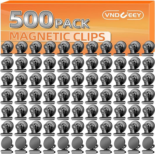VNDUEEY 500 Pack Fridge Magnets Refrigerator Magnets, Strong Magnetic Clips by VNDUEEY