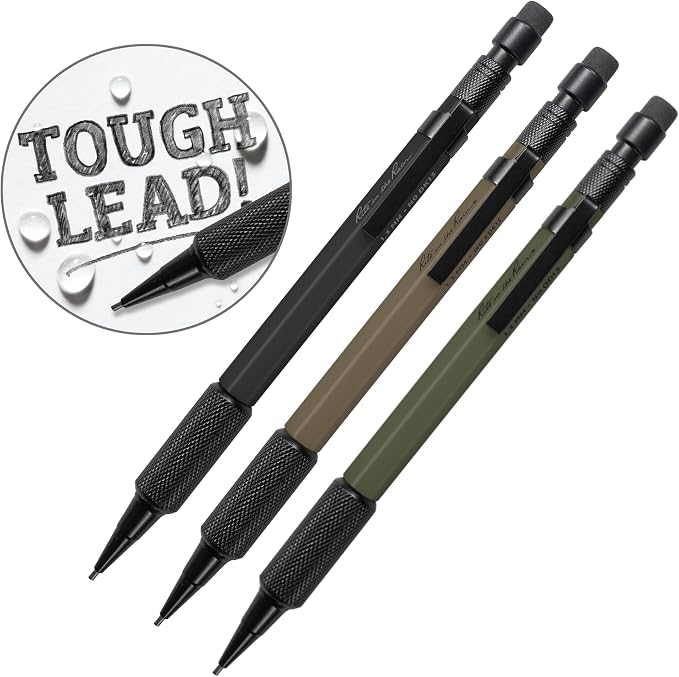 Rite in the Rain Weatherproof Mechanical Pencils, 1.3mm Black Lead, 3 Pack - Image 3