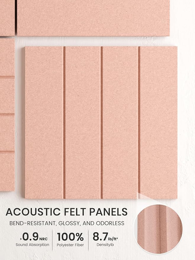 Bumusty Large Cork Board Alternative-36 x 24" Felt Bulletin Board Tiles - Image 3