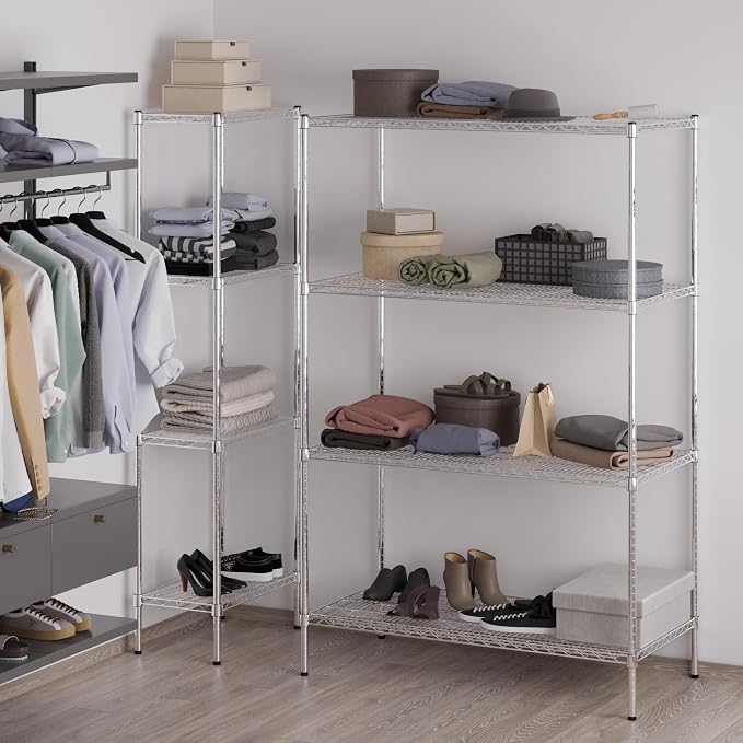 Regal Altair 24" Deep x 48" Wide x 74" Height Wire Shelving Kit | 4-Tier | NSF - Image 6