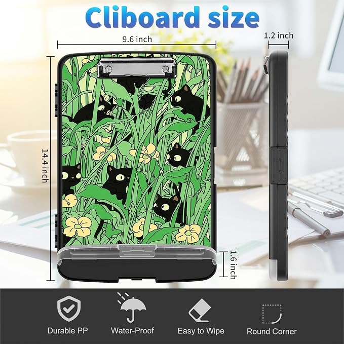 Clipboard with Storage, Clip Boards 8.5x11 with Storage High Capacity Nursing - Image 4