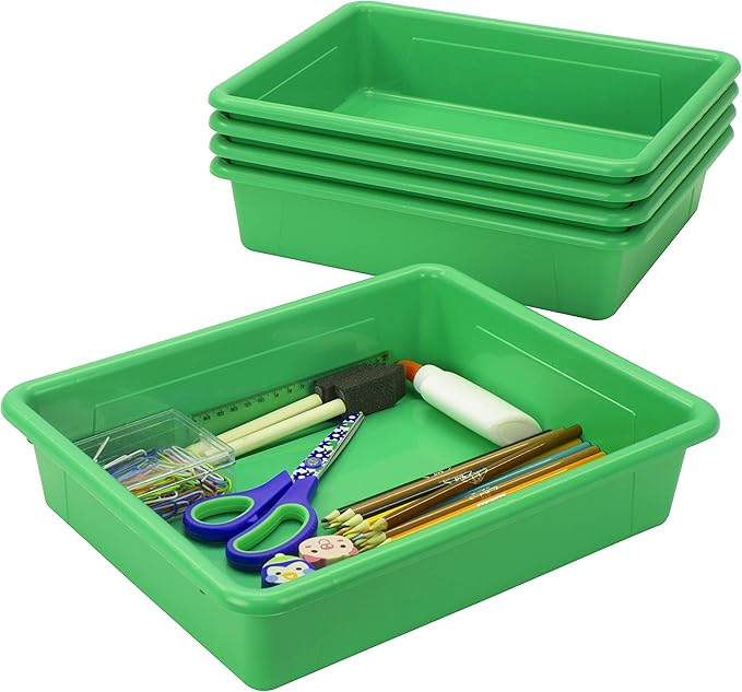 Storex 62520U05C Storage Tray, Letter Size, Flat Tray by Storex