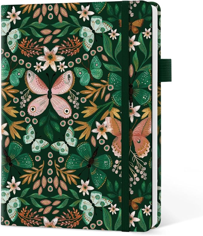Taja Blank Journal Notebook for Women & Men, Hardcover Leather Journal for by Taja