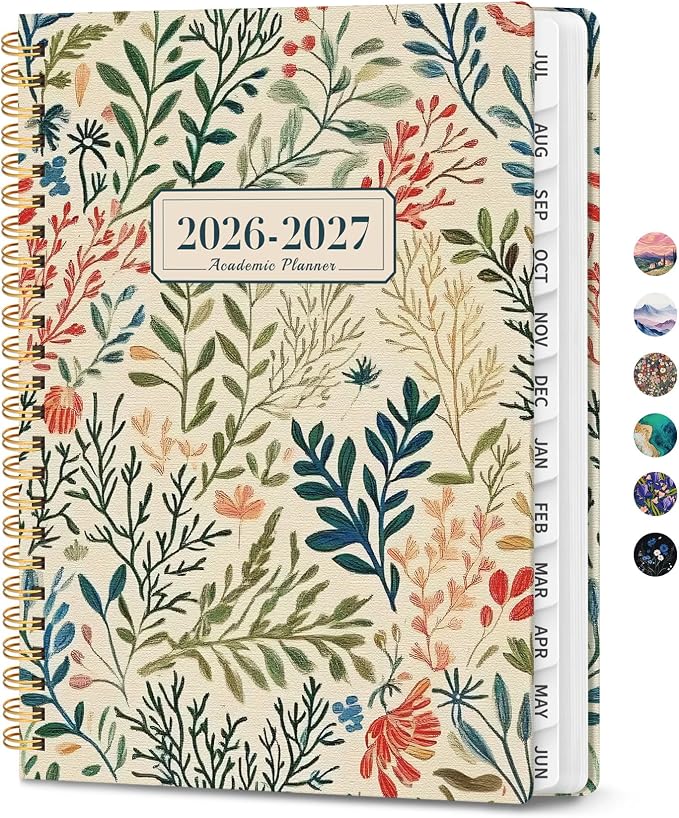 Planner 2026-2027, Monthly and Weekly Academic Planner July 2026 by Zotia