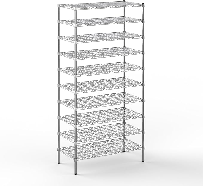 Regal Altair 21" Deep x 42" Wide x 86" Height Wire Shelving Kit | 10-Tier | NSF by Regal+Altair