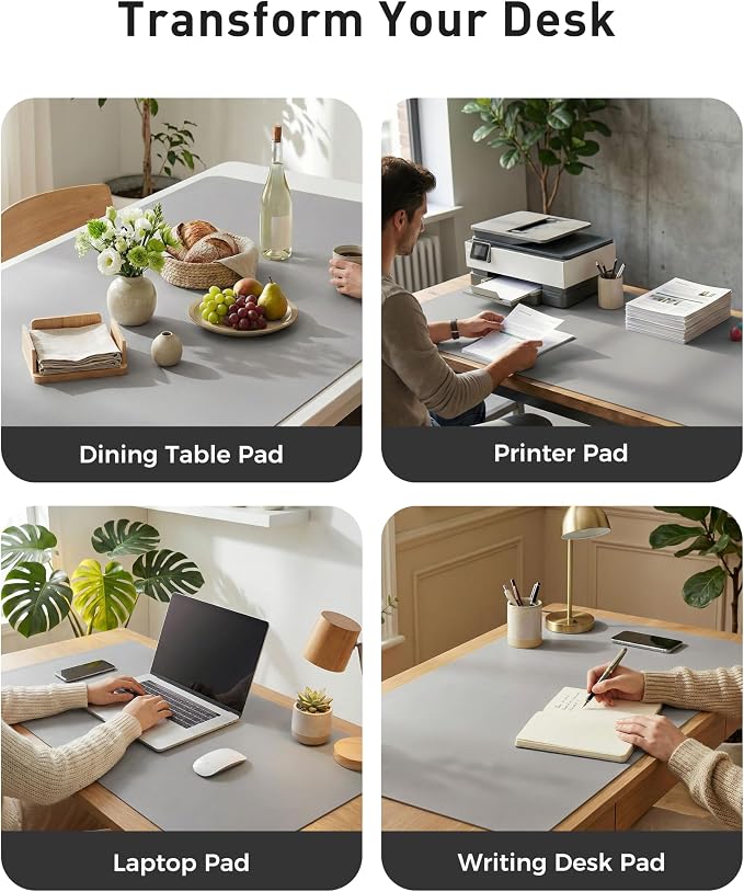 Aothia Faux Leather Desk Mat - Image 6