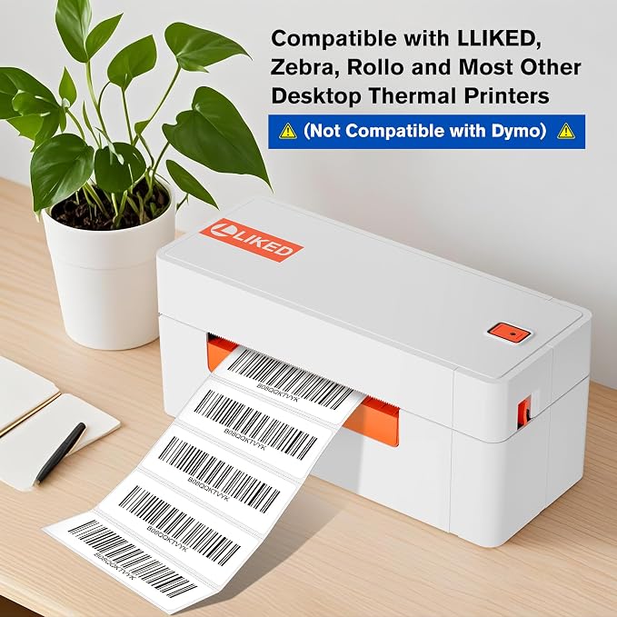 L LIKED 1" x 3" Blank Removable Labels - Image 6