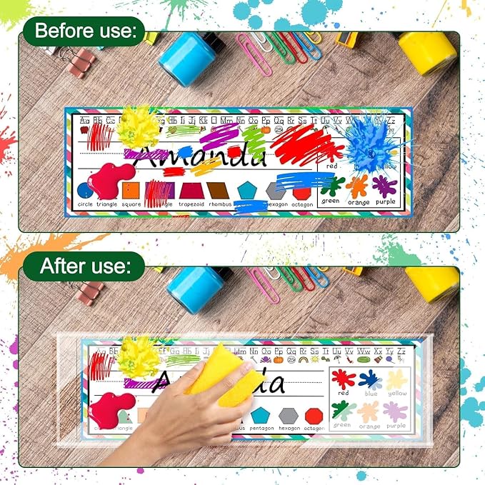 Meetory 40 PCS Nameplate Pocket - Image 4