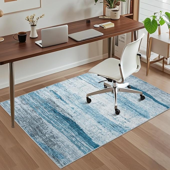 Office Chair Mat for Hardwood Floor, Machine Wash by CHAKME