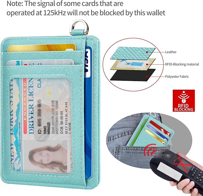 Slim Minimalist Front Pocket Wallet, RFID Blocking Credit Card Holder Wallet - Image 4