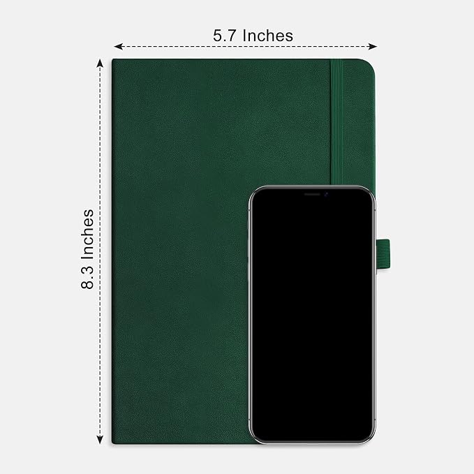 RETTACY Lined Journal Notebook, 192 Numbered Pages, A5 Medium Size, - Image 9