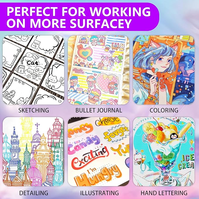 Brush Pens, 105 Colors Dual Tip Markers for Adult Coloring Books, Note Taking and Lettering-DeskLoop Office