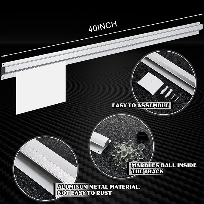 Henoyso 2 Pcs Restaurant Ticket Holder 16/18/24/28/30/32/40/44" Slide Check - Image 2