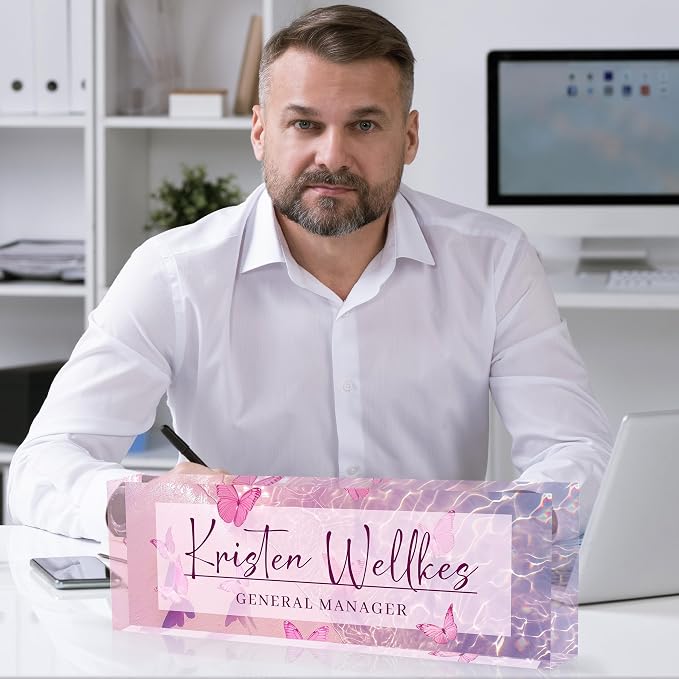Personalized Office Name Plate, Custom Name Plate - Image 4