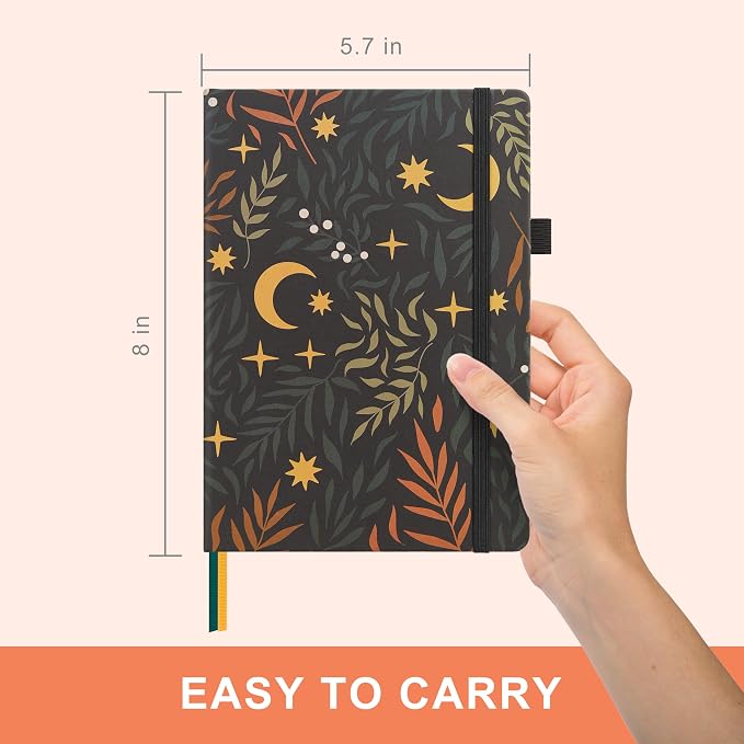 &And Per Se Dotted Journal Notebook, A5 Hardcover Aesthetic Dotted Notebook – - Image 2