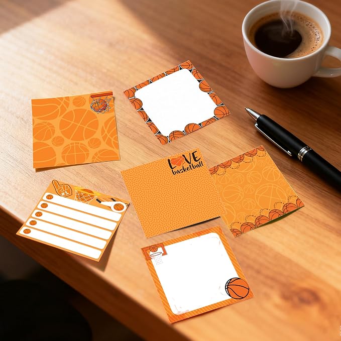 12 Pads Basketball Sticky Notes Set - Image 8