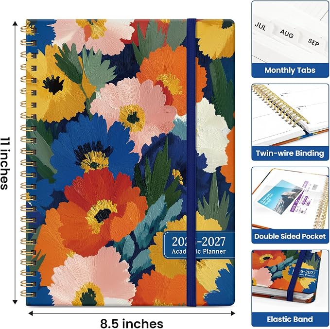 Planner 2026-2027, Academic Year Monthly and Weekly Calendar Planner, Jul 2026 - Image 4