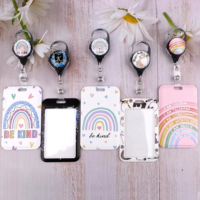 Black Retractable Badge Holder Reel - Image 5