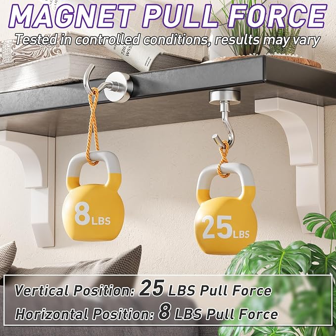 200 Pack Magnetic Hooks for 2026 Cruise Cabins Beach Vacation 30lbs+ Heavy Duty - Image 8
