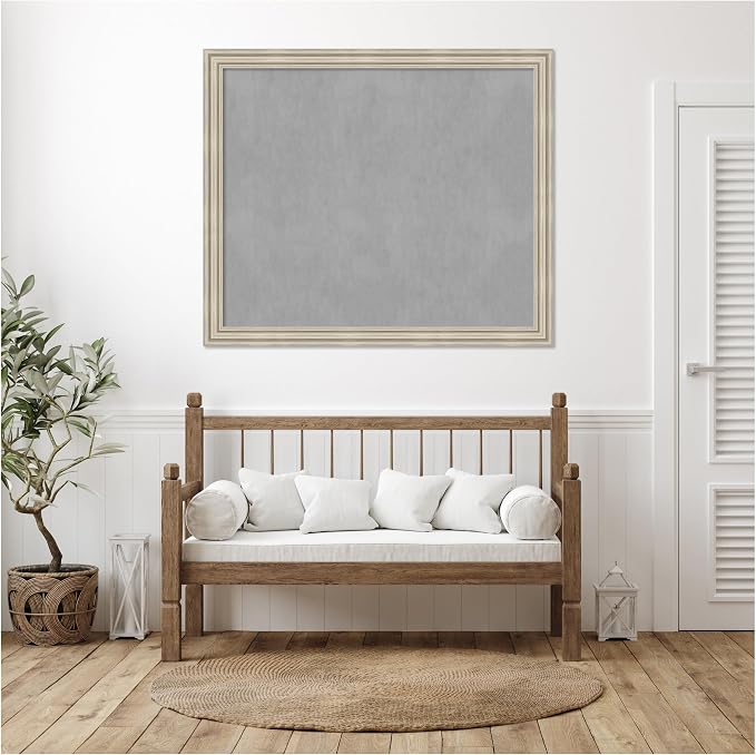 Amanti Art Silver Framed Magnetic Board 46x54 Oversize Vision Board - Image 5