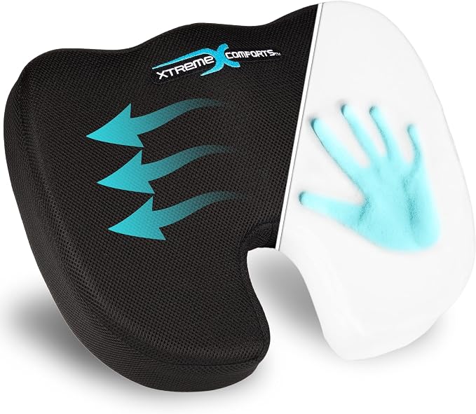 Xtreme Comforts Seat Cushion, Tailbone Relaxer by XtremeComforts