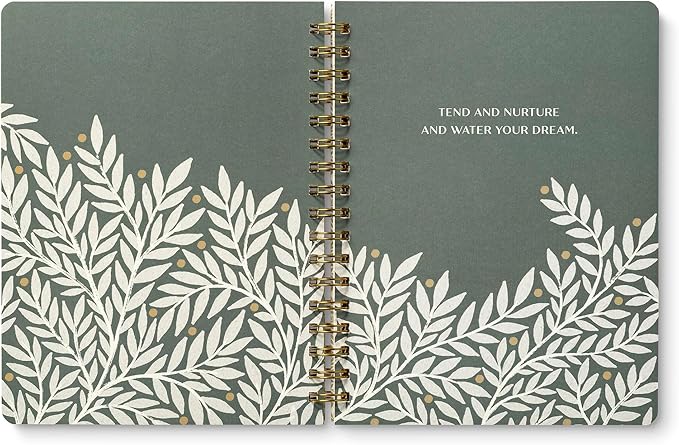 Compendium Spiral Notebook – Good Things Are Always Beginning – A Designer Spiral Notebook with 192 Lined Pages, College Ruled, 7.0”W x 9.25”H-DeskLoop Office