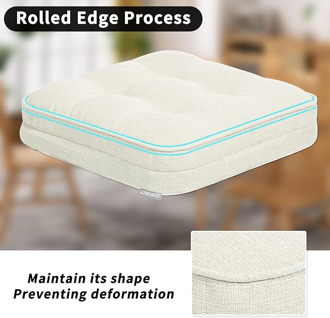 GOFORIT Memory Foam Cushion，Square Seat Cushions - Image 5